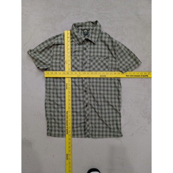 Eastern Mountain Sports Shirt Mens Small Plaid Short Sleeve Button Down EMS - Picture 3 of 4